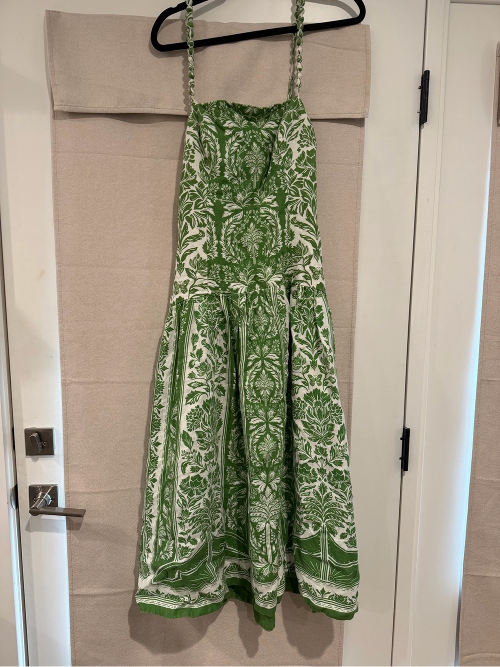 FARM Rio Green Botanical-Print Midi Dress - Picture 3 of 4
